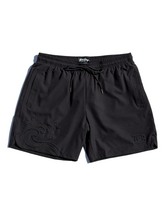 Load image into Gallery viewer, Wavy Active Shorts “Black Sesame”
