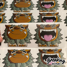 Load image into Gallery viewer, Chibi Shisa Reflective Peeker