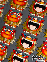 Load image into Gallery viewer, Chibi Shisa Reflective Peeker