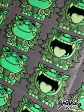 Load image into Gallery viewer, Chibi Shisa Reflective Peeker