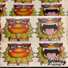 Load image into Gallery viewer, Chibi Shisa Reflective Peeker