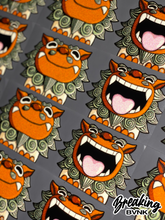 Load image into Gallery viewer, Chibi Shisa Reflective Peeker