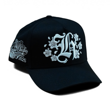 Load image into Gallery viewer, H “Hibiscus” Black SnapBack
