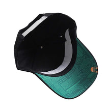 Load image into Gallery viewer, H “Y2K 2000s Tech” Black SnapBack Hat
