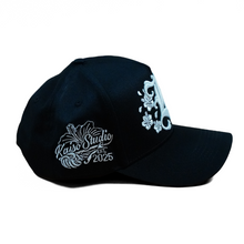 Load image into Gallery viewer, H “Hibiscus” Black SnapBack
