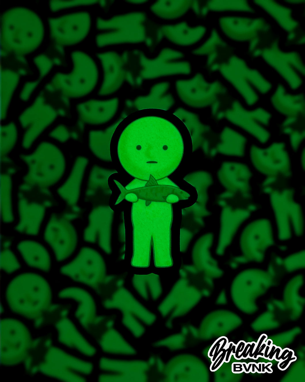 Brahski “‘ō’io” Glow in the Dark Sticker