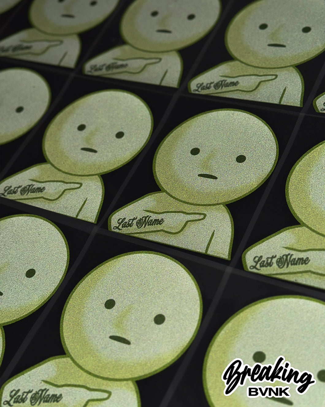Brahski “Last Name” Reflective Peeker