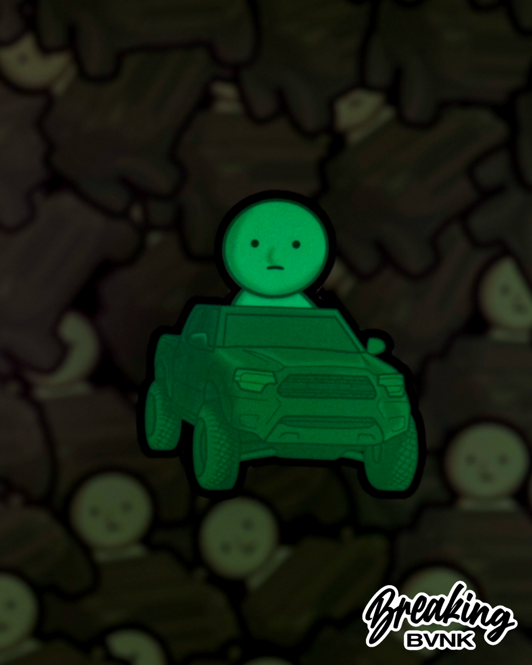 Brahski “YOTA” Glow in the Dark Sticker