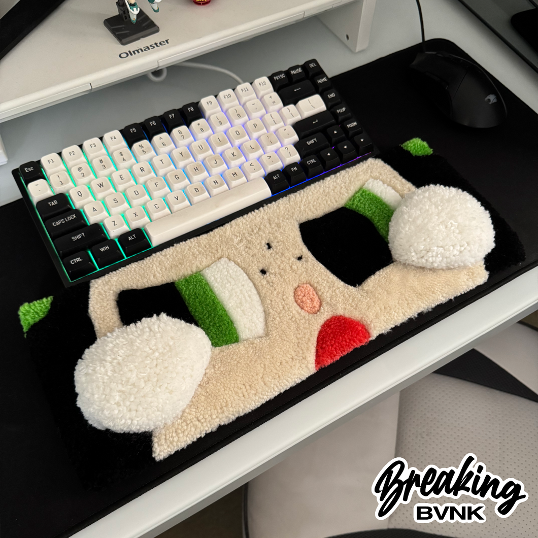 Green Crybaby Keyboard Rug