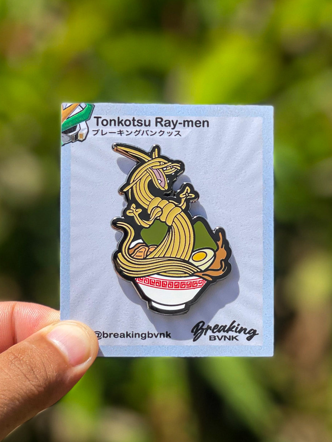 Tonkotsu Ray-men Hard Enamel Pin