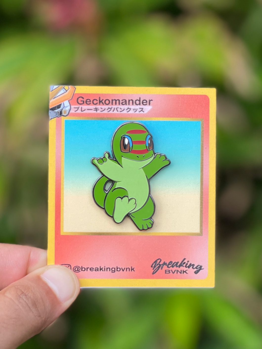 Geckomander Hard Enamel Pin