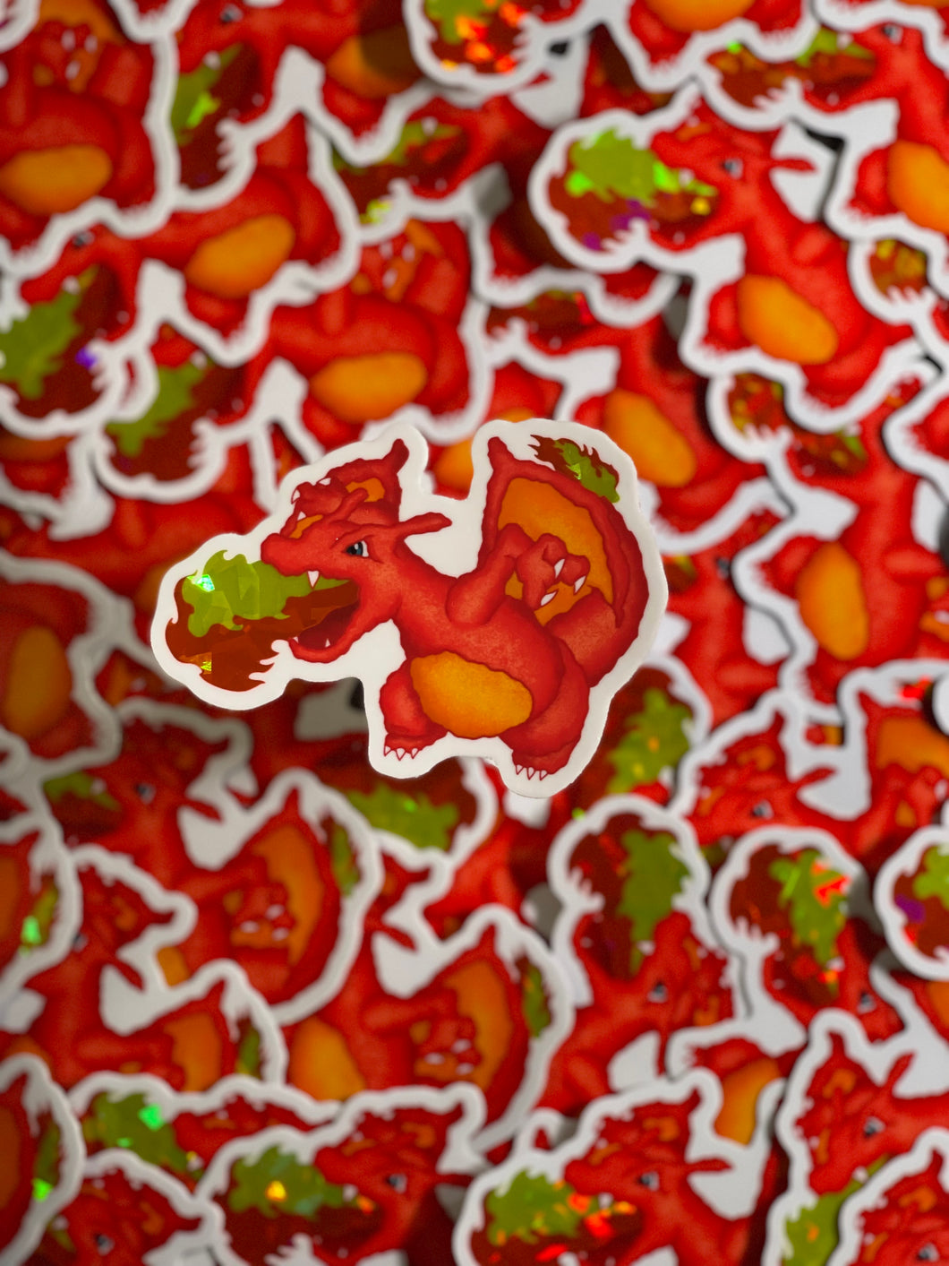 Flaming Hot Chareetos PRISM PARTY Sticker