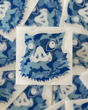 Load image into Gallery viewer, A BREATHING BEAST Blue Camo Sticker
