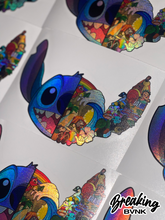 Load image into Gallery viewer, Stitchin’ Hawaii Holographic Sticker
