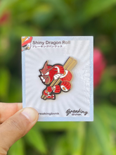 Load image into Gallery viewer, Shiny Dragon Roll Hard Enamel Pin
